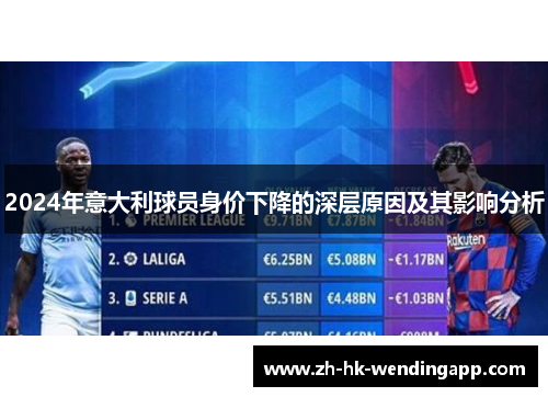2024年意大利球员身价下降的深层原因及其影响分析