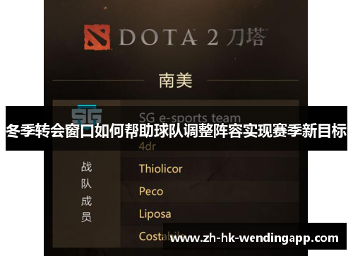 冬季转会窗口如何帮助球队调整阵容实现赛季新目标