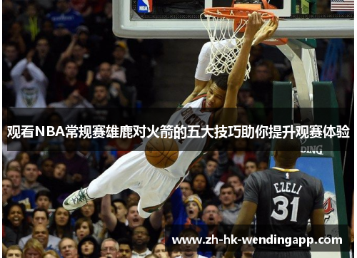 观看NBA常规赛雄鹿对火箭的五大技巧助你提升观赛体验