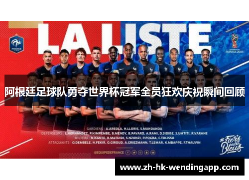 阿根廷足球队勇夺世界杯冠军全员狂欢庆祝瞬间回顾